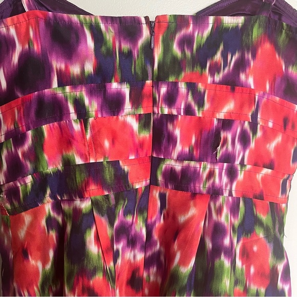 Bebe Silk Print Spaghetti Strap Mini Dress Size XS - Picture 5 of 7